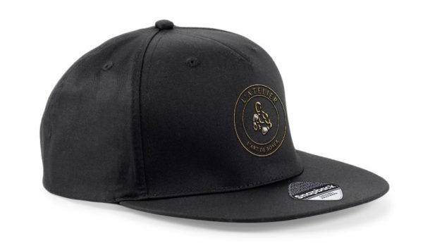 Casquette Snapback L'Atelier l'Art de Boxer (Noir)